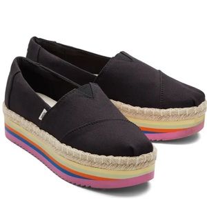 NWT Tom’s Alpargata High Platform Slip-On